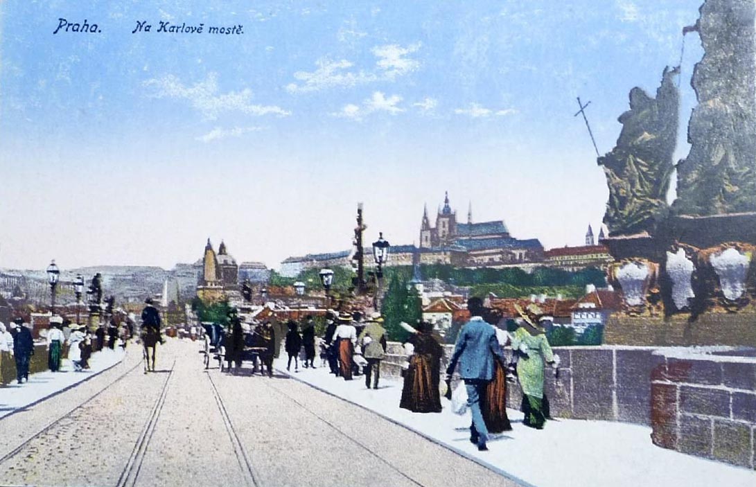 Praha Na Karlově mostě